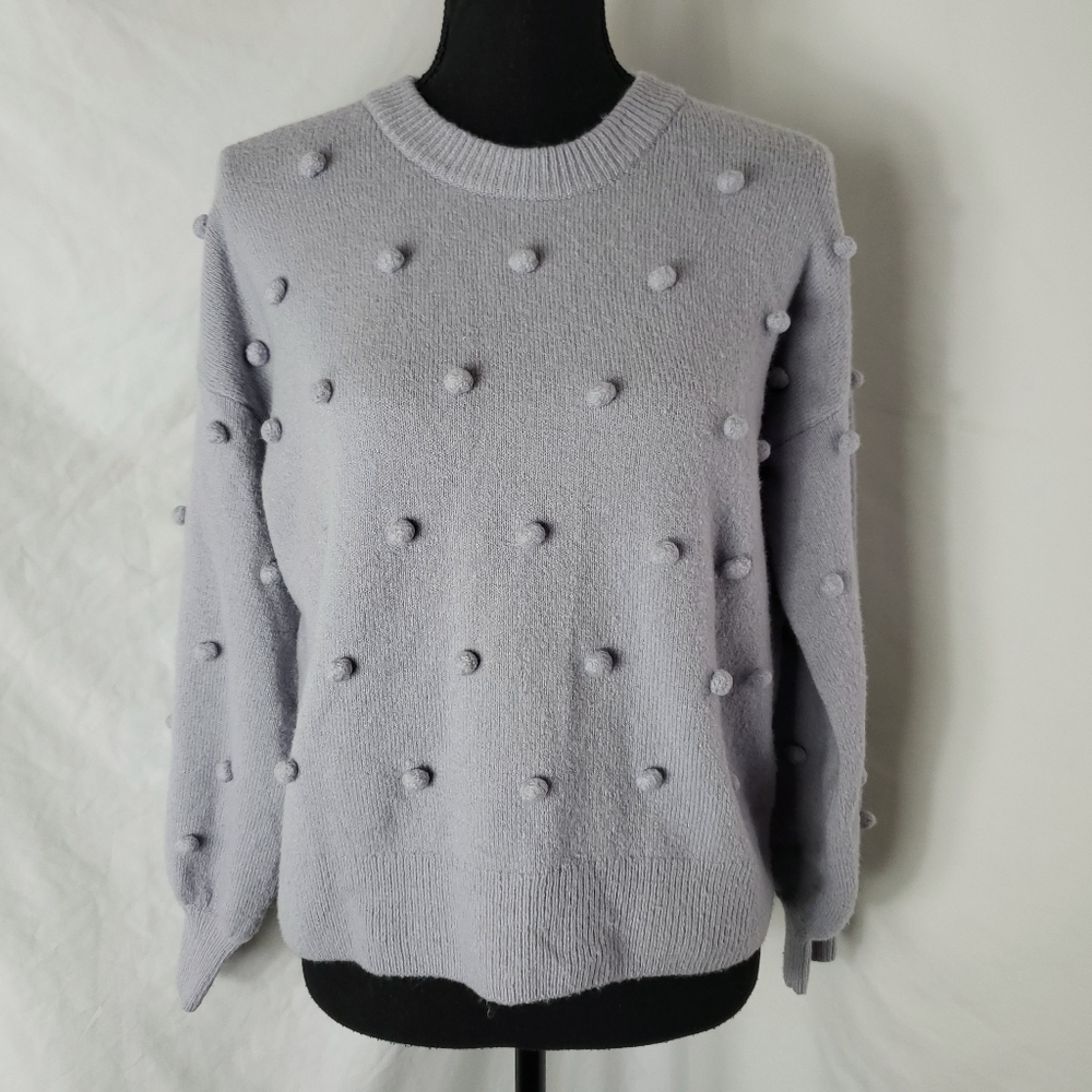 Madewell Brockton Bobble Lilac Sweater Size XXS